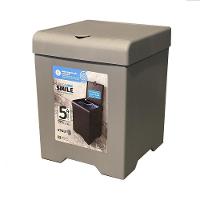 Lixeira De Pia Smile 5,4l - Stolf Cinza - 1