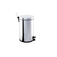 Lixeira Inox Com Pedal E Balde 12 Litros ø 25 X 41 Cm - 1