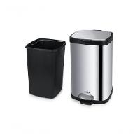 Lixeira Inox Pedal E Balde Frame 12l Brinox 33,9x26,1x40,3cm - 2