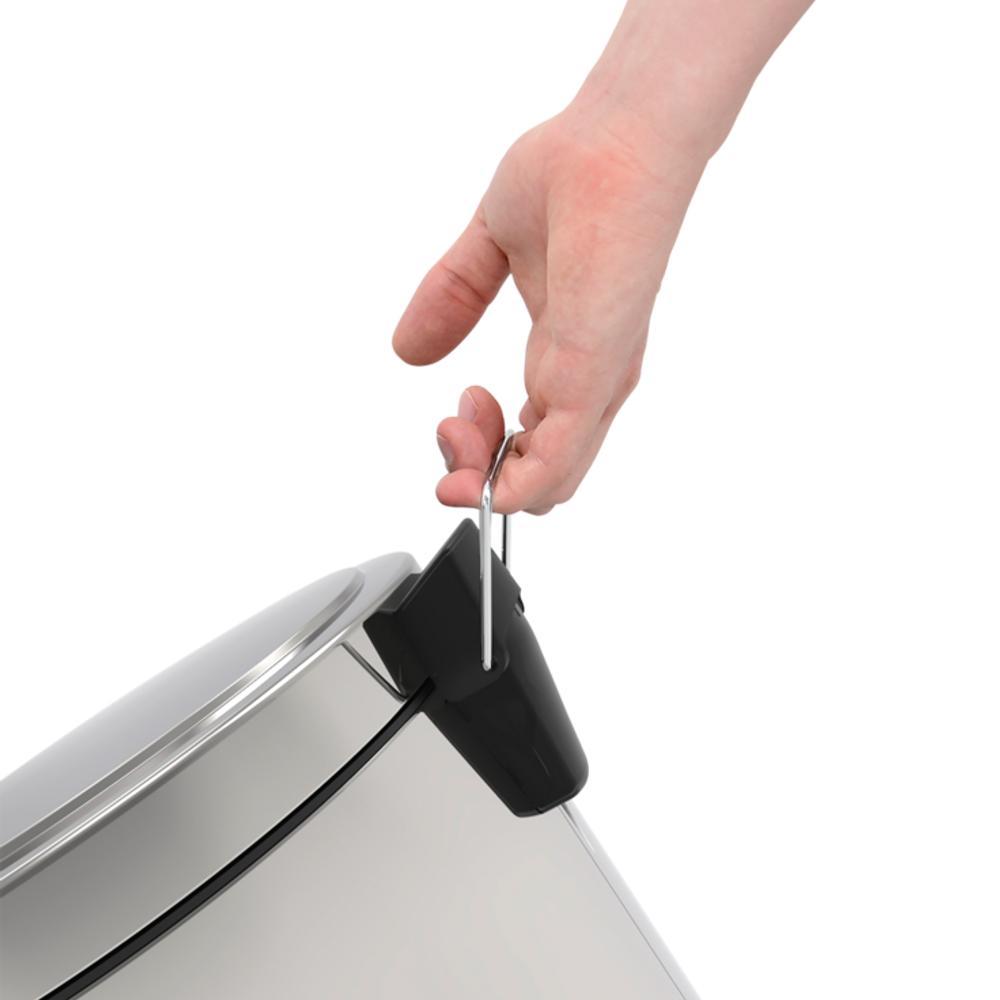 Lixeira Inox C/ Pedal 30L Balde Interno Removível Tramontina - 5