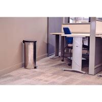 Lixeira Inox Com Pedal 30L New Tramontina Com Tampa Plástica - 6