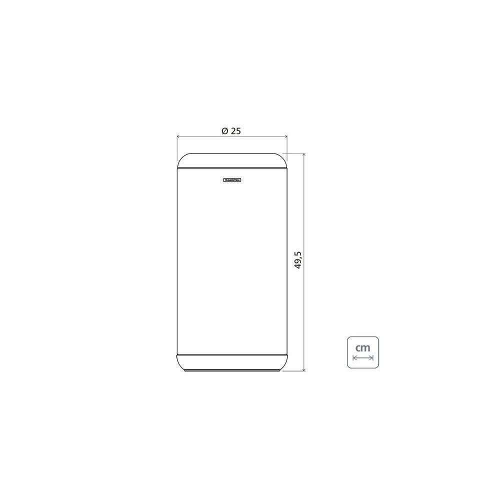 Lixeira Inox Tramontina Portofino Aro E Base 23L - 2