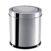 Lixeira Inox Tampa Basculante 3,2 L Brinox ø 15,5 X 17 Cm - 1