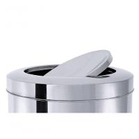 Lixeira Inox Tampa Basculante 21,2l Decorline 25x46cm - 2