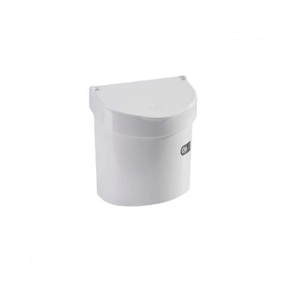 Lixeira Para Pia Glass 20,3 X 14,6 X 21,3 Cm 2,7 L Branco Coza