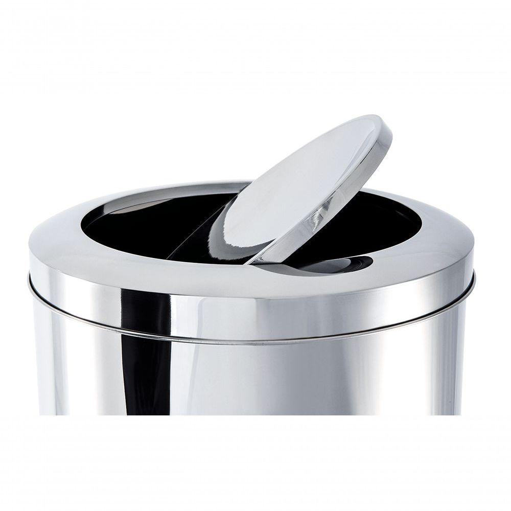 Lixeira Inox Tampa Basculante 64l Decorline 35x70cm - 3