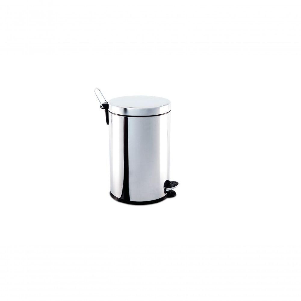 Lixeira Inox Pedal E Balde 5l Decorlinelixeiras ø 20x30cm - 1