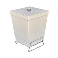 Lixeira Para Banheiro De Plástico Com Suporte Apoio - Stolf Areia - 1