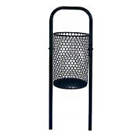 Lixeira Para Pátios E Parques Redonda Em Tela De Moeda - 1