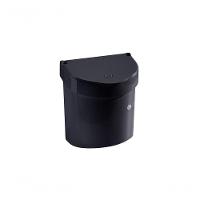 Lixeira Para Pia Glass 20,3 X 14,6 X 21,3 Cm 2,7 L Preto Coza - 1