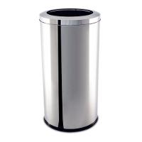 Lixeira Inox Com Aro 40,5litros Decorlinelixeiras ø 30x60cm - 1