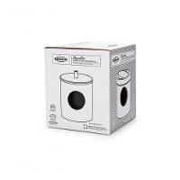 Lixeira Pp Tampa Inox ø 18,5 X 23 Cm Preto Brinox - 2