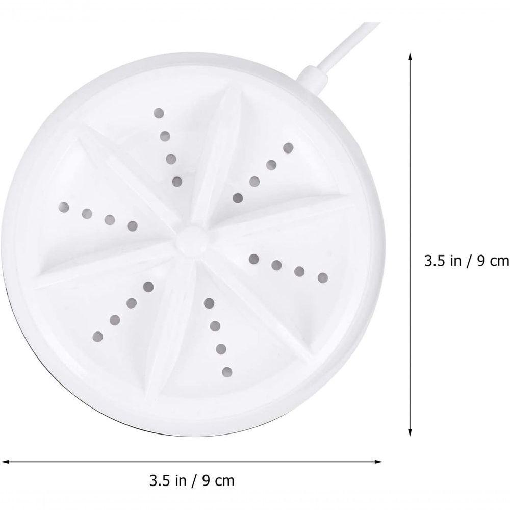 Mini Máquina De Lavar Roupa Cucudy, Portátil, Turbina Arruela Ajustável, Cabo Usb - 3