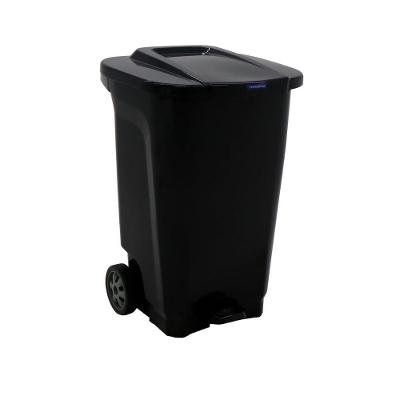 Lixeira Tramontina T-force Em Polipropileno Preto 100 L
