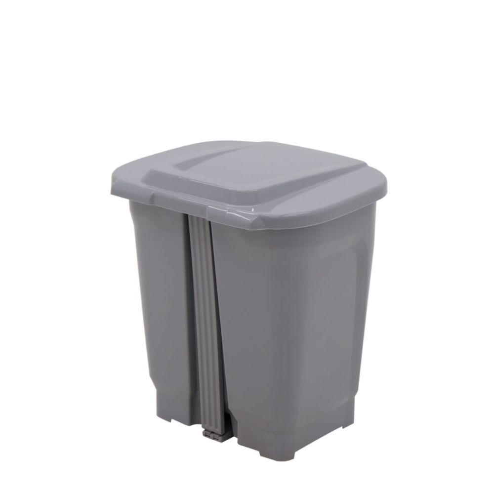 Lixeira Tramontina T-Force Em Polipropileno Cinza 25 L - 4