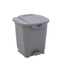 Lixeira Tramontina T-Force Em Polipropileno Cinza 25 L - 1