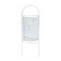 Lixeira Pátios E Parques Redonda Em Tela De Moeda Branca - 1