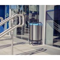 Lixeira Tramontina Cesena 65L Com Acabamento Scotch Brite - 3