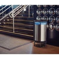 Lixeira Tramontina Cesena 65L Com Acabamento Scotch Brite