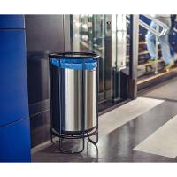 Lixeira Tramontina Cesena 65L Com Acabamento Scotch Brite - 5