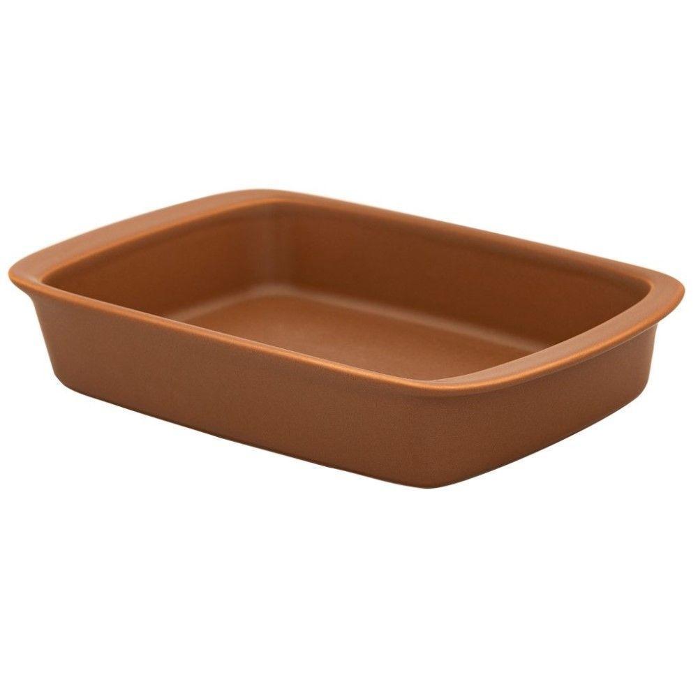 Refratária De Porcelana Grande 3,2 L Marrom Tango Oxford - 1