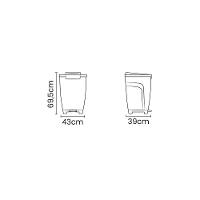 Lixeira Tramontina T-Force Em Polipropileno Preto 50 L - 2