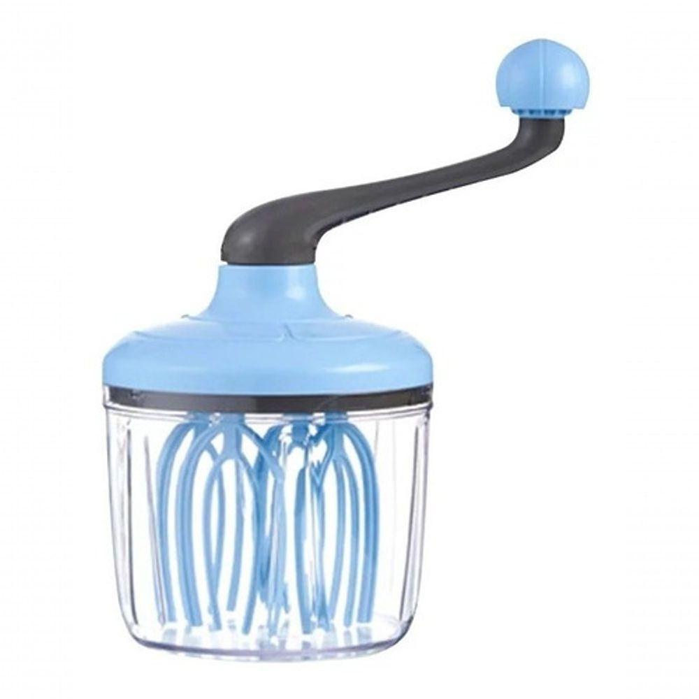 Misturador Manual Multifuncional Ovo Batedor Cozinha Creme - 6