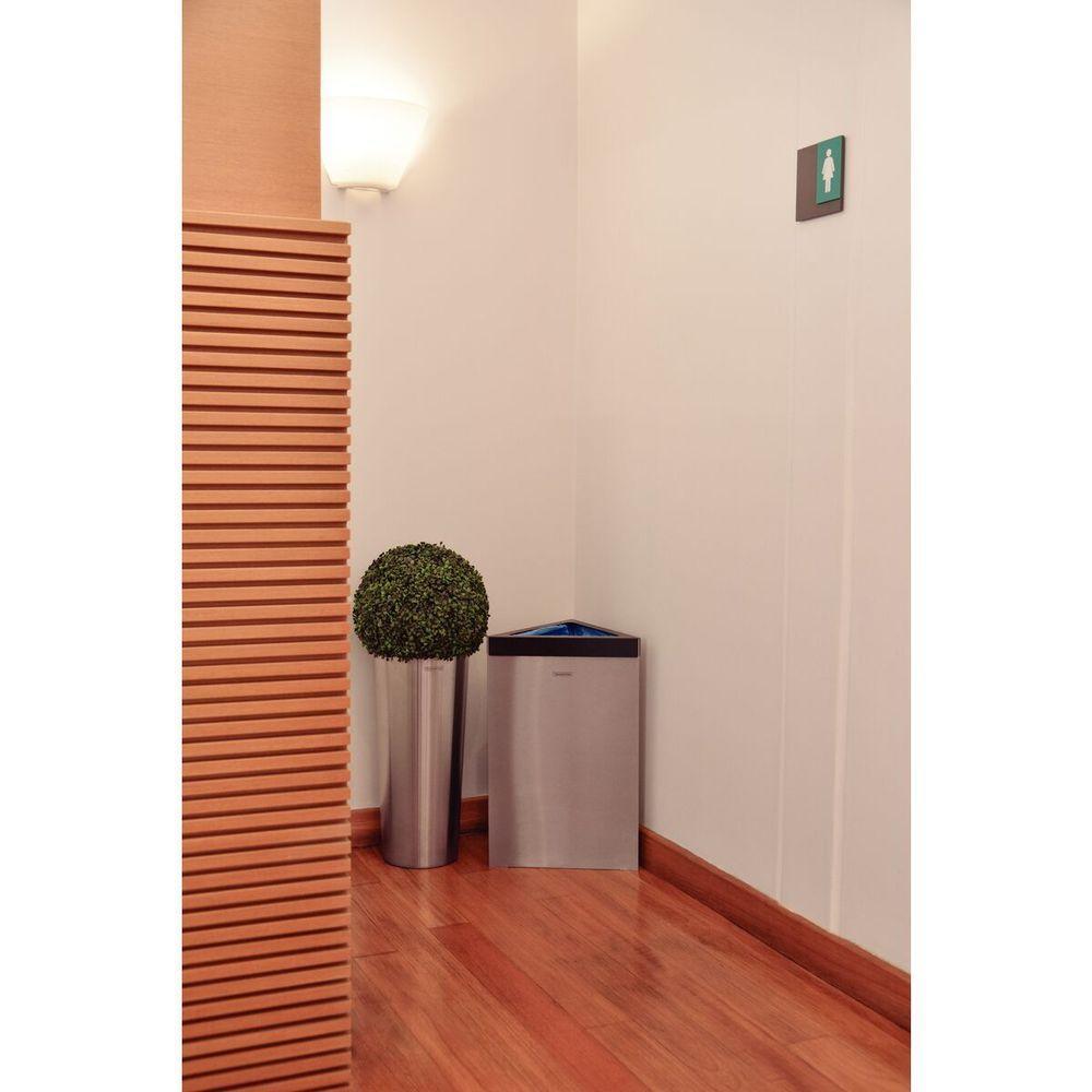 Lixeira Tramontina Terni 50 Litros Em Aço Inox Scotch Brite - 4