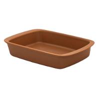 Refratária De Porcelana Média 2 L Marrom Tango Oxford - 1