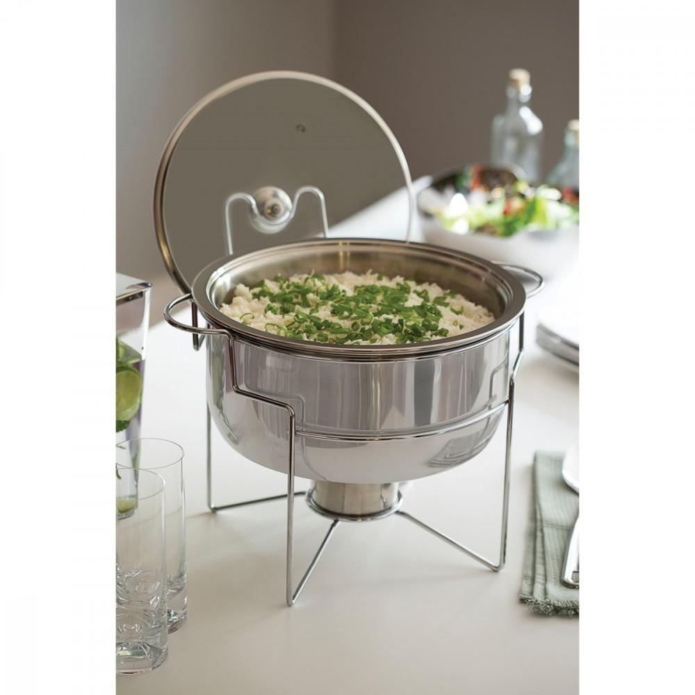 Rechaud Banho-Maria Tramontina Em Inox 4,3 L Com Fogareiro - 4