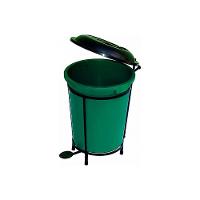 Lixeira Plástica em Suporte de Ferro com Pedal 15 Litros. - 3