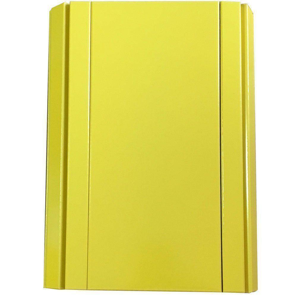 Bandeja Esteira Para Braço de Sofá Porta Copo Reto Amarelo - 6