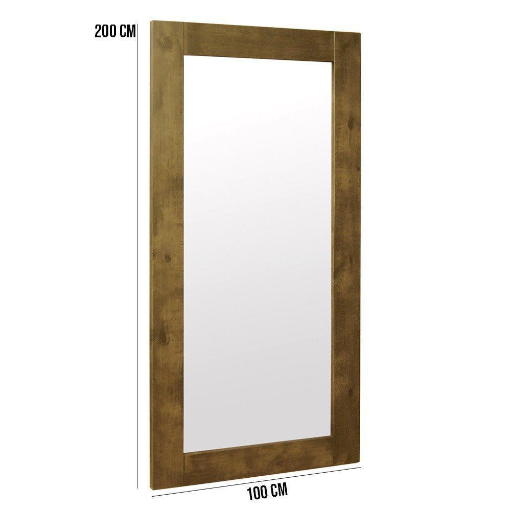 Espelho Retangular Decorativo Com Moldura 200x100 Oregon - 2