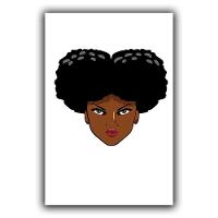 Kit Placas Quadros Decorativos 5 pçs MDF 20x30 Black Beauty - 9