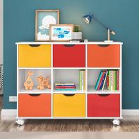 Kit 2 Nichos Organizadores Com Rodízios Toy 6 Gavetas Branco - 7