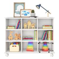 Kit 2 Nichos Organizadores Com Rodízios Toy 6 Gavetas Branco - 11