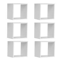 Kit 6 Nichos Organizador 33x30cm Branco AJL Móveis - 3