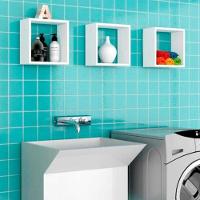 Kit 6 Nichos Organizador 33x30cm Branco AJL Móveis - 8