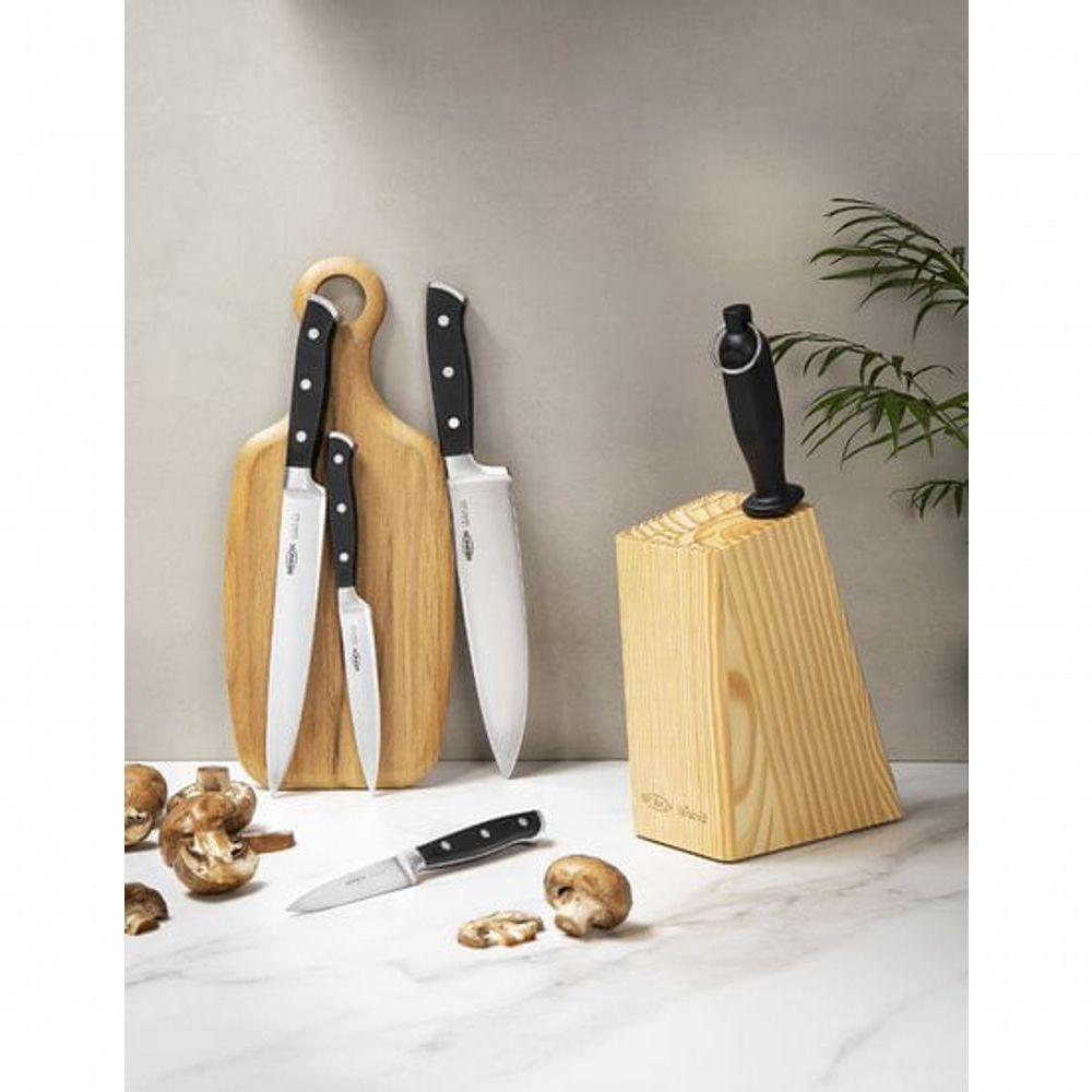 Conjunto Facas 6 Peças Com Cepo Infinity - Brinox - 3