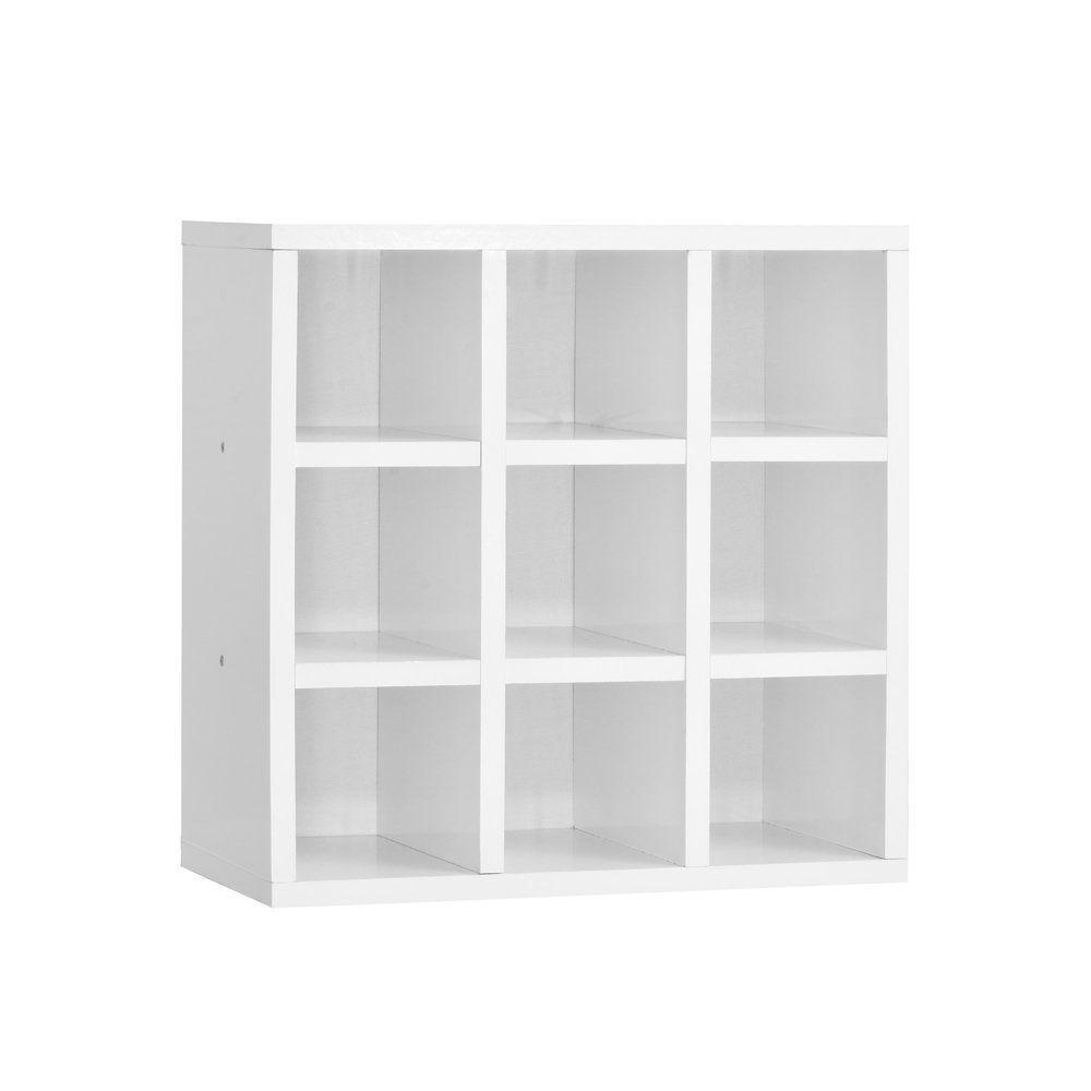 Nicho Porta Toalhas 09 Lugares 40x40cm Branco Ajl Móveis - 4