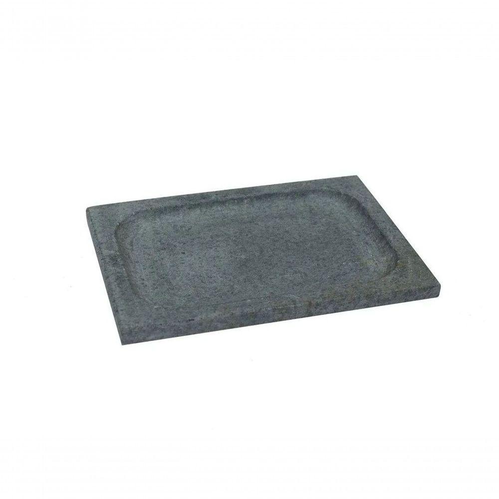 Prato Bandeja Retangular Pedra Sabão 10x30cm - 1