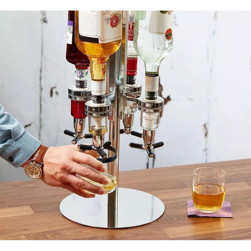 Dispenser Bebidas Giratório Dosador Automático 4 Garrafas - 3