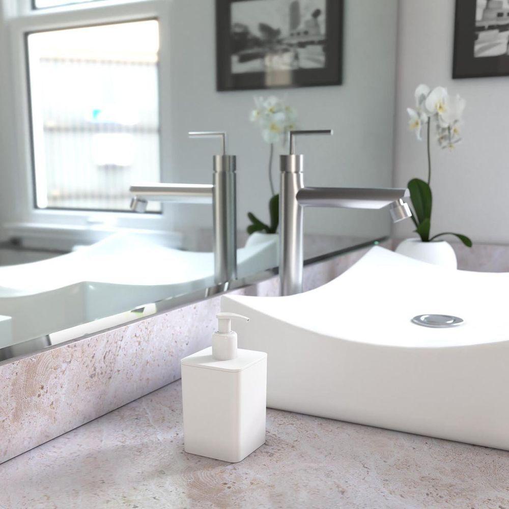 Dispenser Para Detergente E Sabonete Líquido 350ml - Stolf Branco - 3