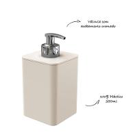 Dispenser Para Detergente E Sabonete Líquido Com Válvula Cromada - Stolf Areia - 5