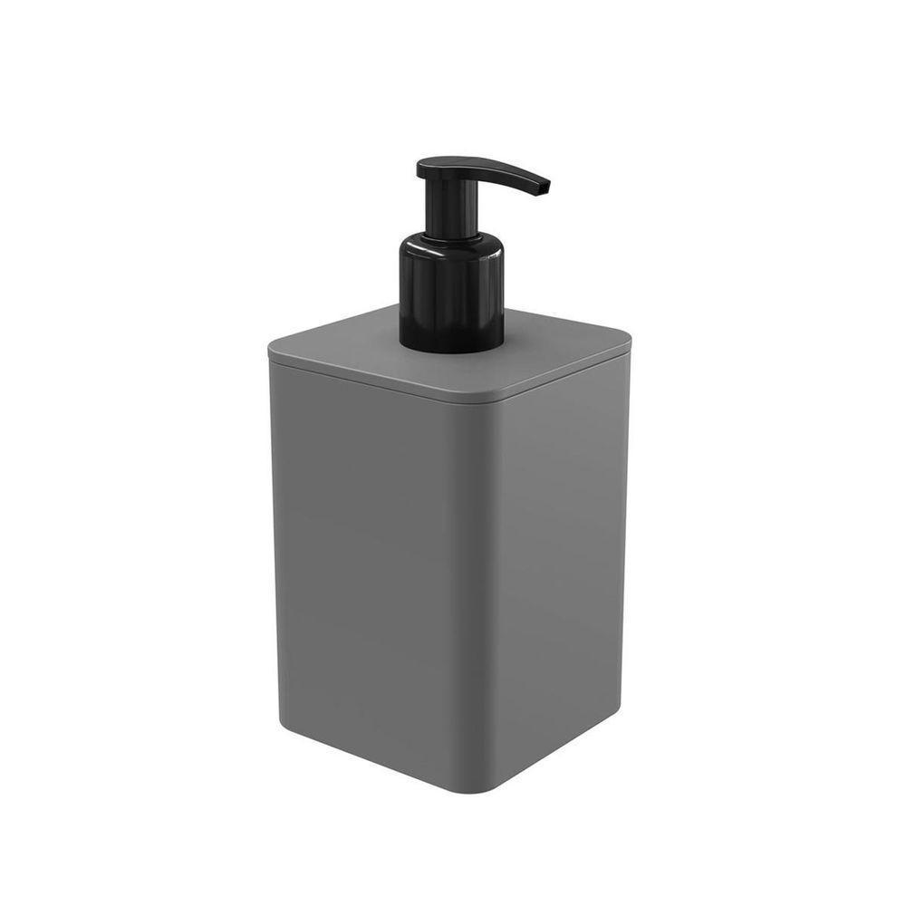 Dispenser Para Detergente E Sabonete Líquido 350ml - Stolf Cinza - 1