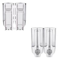 Dispenser Duplo Gel Shampoo Sabonete Liquido Alcool Shopping Hotel - 7