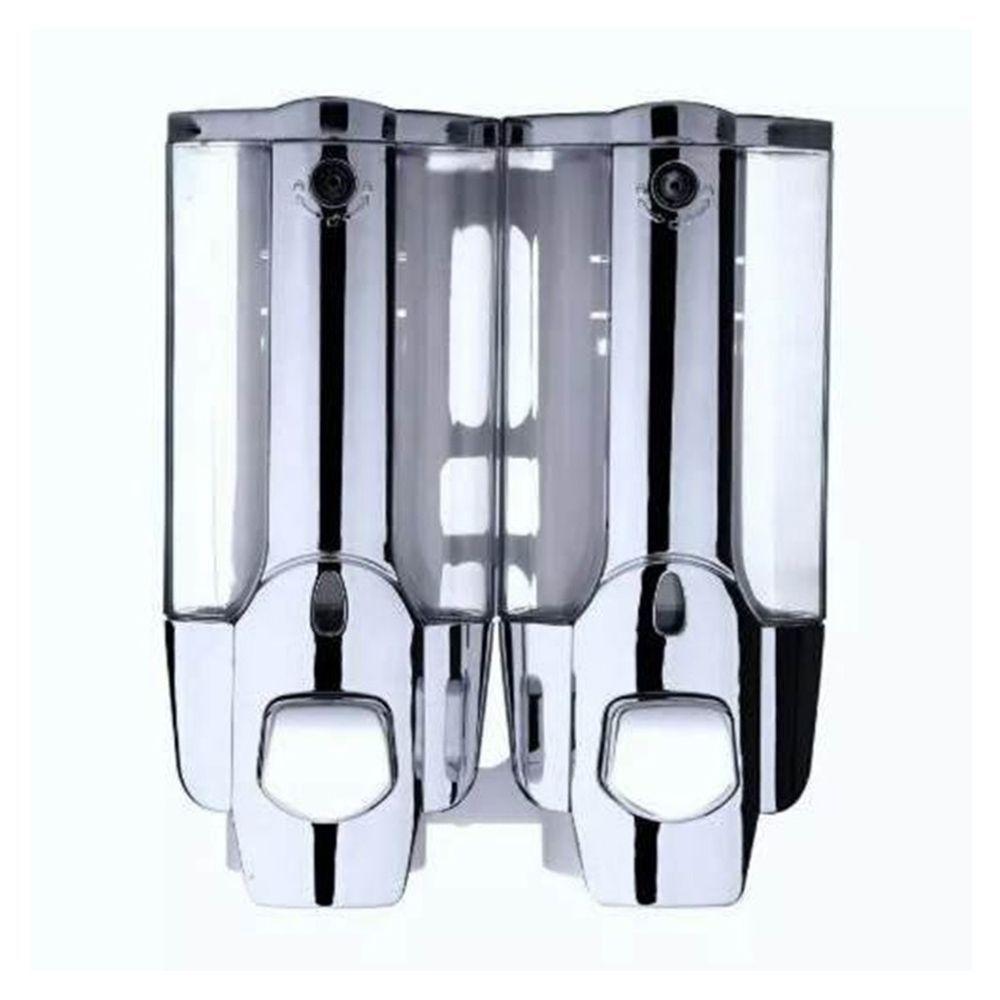 Dispenser Duplo Alcool Gel Shampoo Sabonete Liquido Hotel Shopping - 9