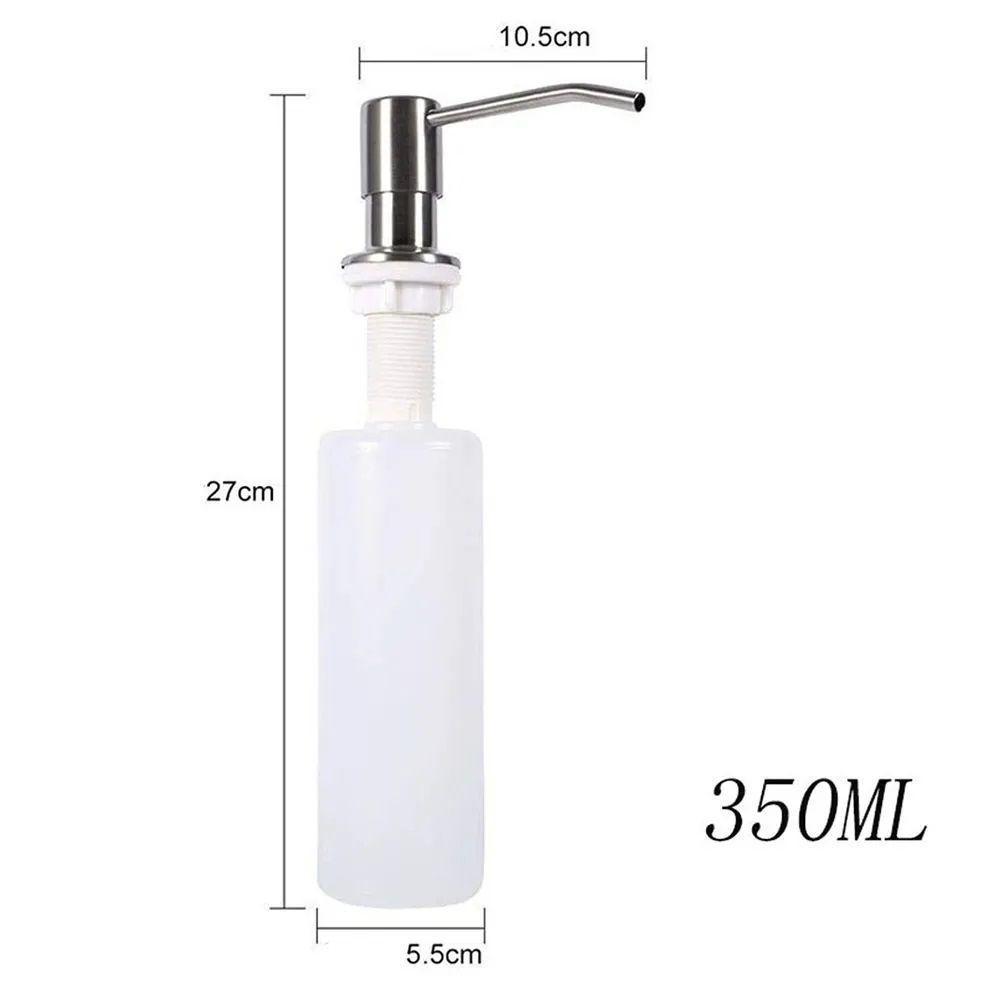 Dispenser Dosador Embutir Kit 10 Un Sabonete Liquido Detergente Sabao Pia Cozinha Banheiro Lavabo - 8