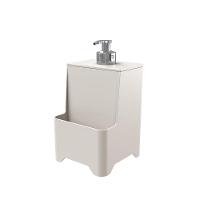 Dispenser De Pia Para Detergente E Esponja Com Válvula Cromada - Stolf Areia - 1