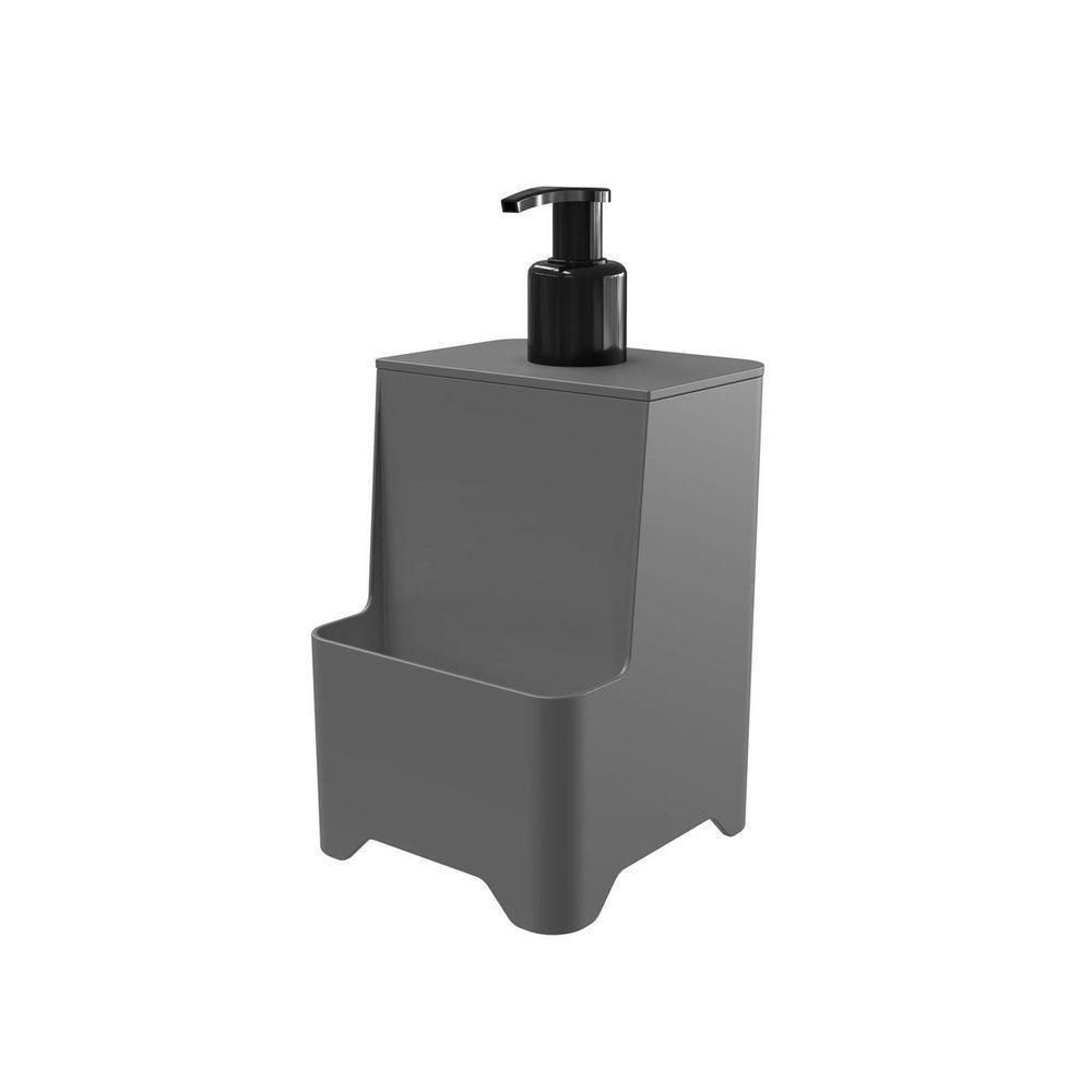 Dispenser De Pia Para Detergente E Esponja - Stolf Cinza - 1